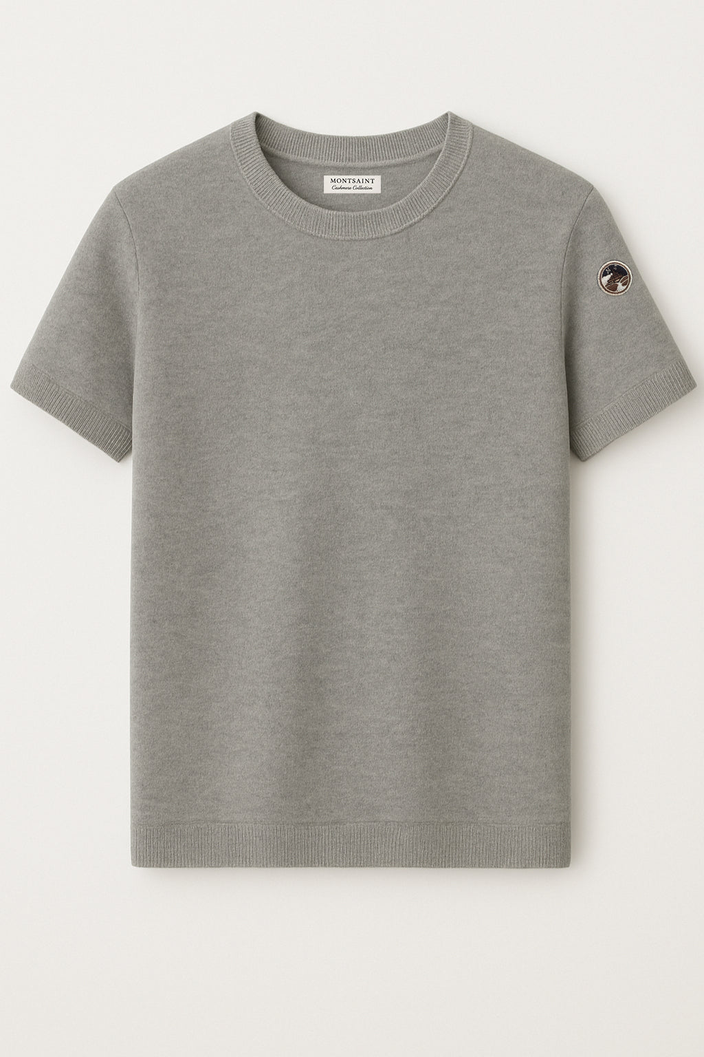 Cashmere T-Shirt Light Gray