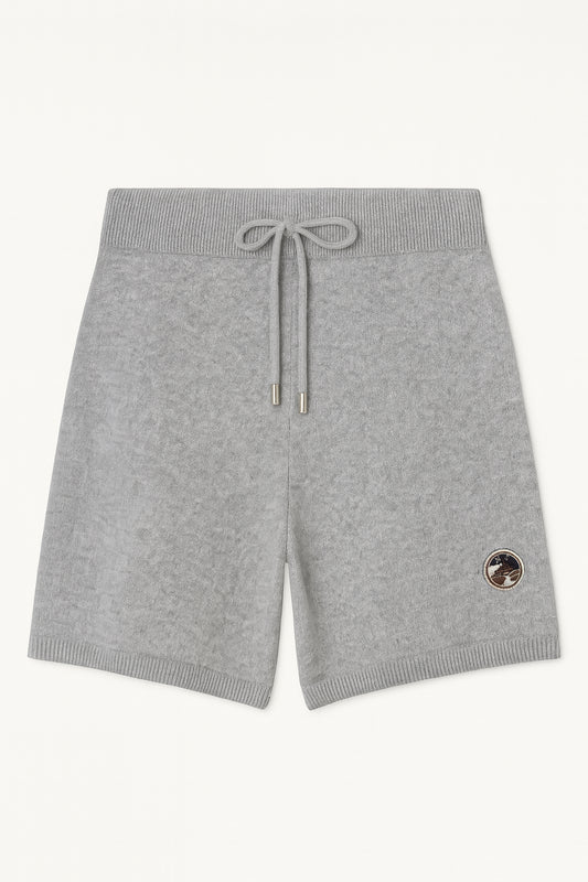 Cashmere Shorts Light Gray
