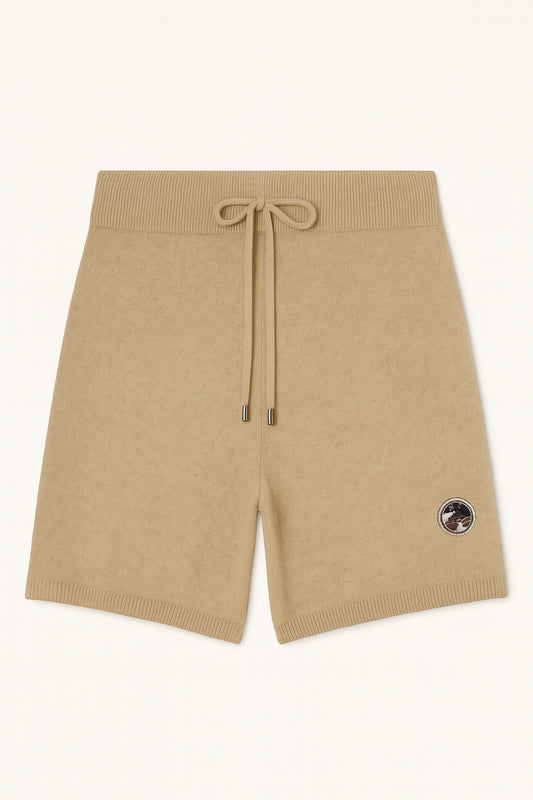 Cashmere Shorts Khaki