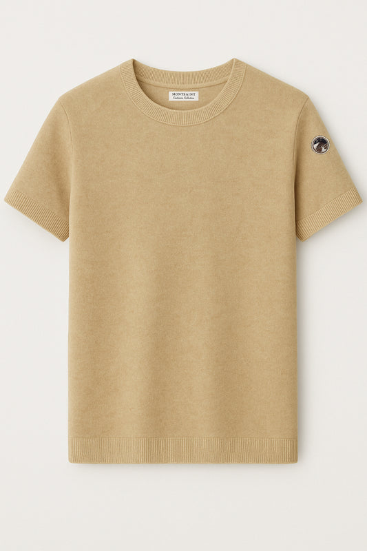 Cashmere T-Shirt Khaki