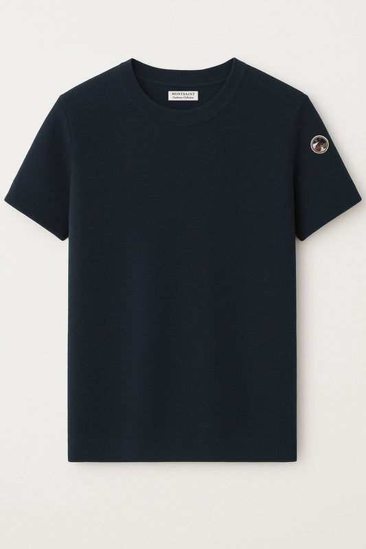 Cashmere T-Shirt Navy