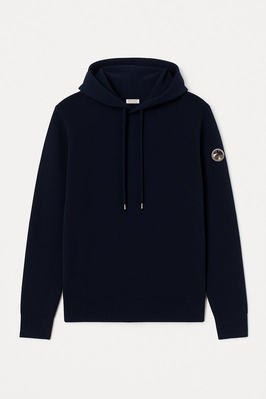 Cashmere Hoodie Navy