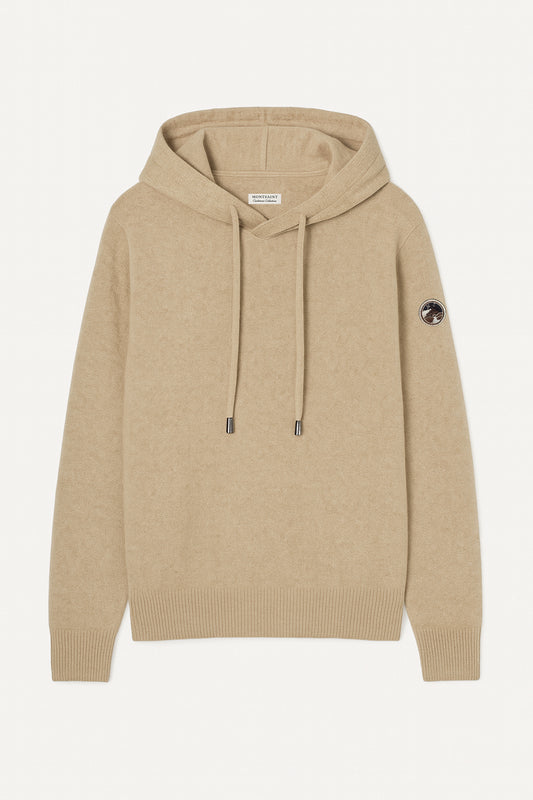 Cashmere Hoodie Khaki
