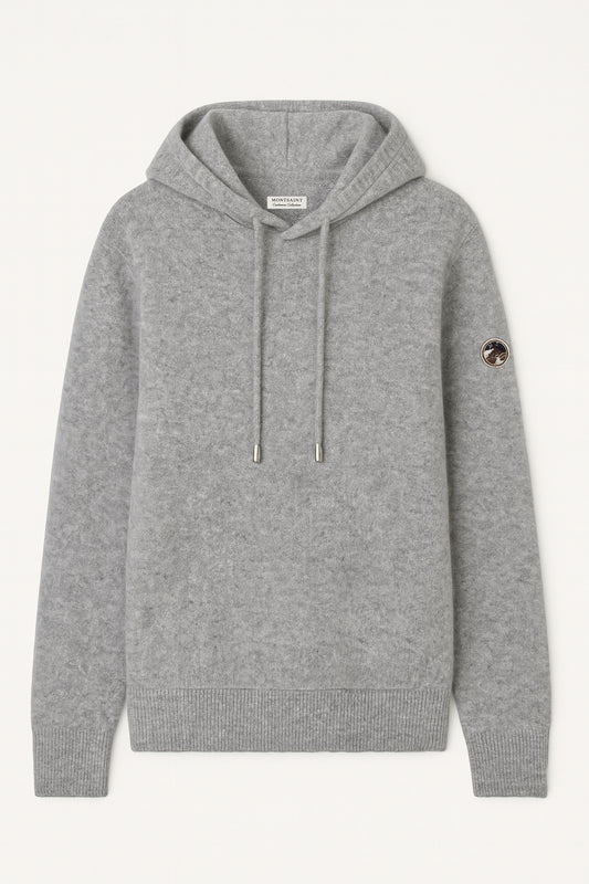 Cashmere Hoodie Light Gray